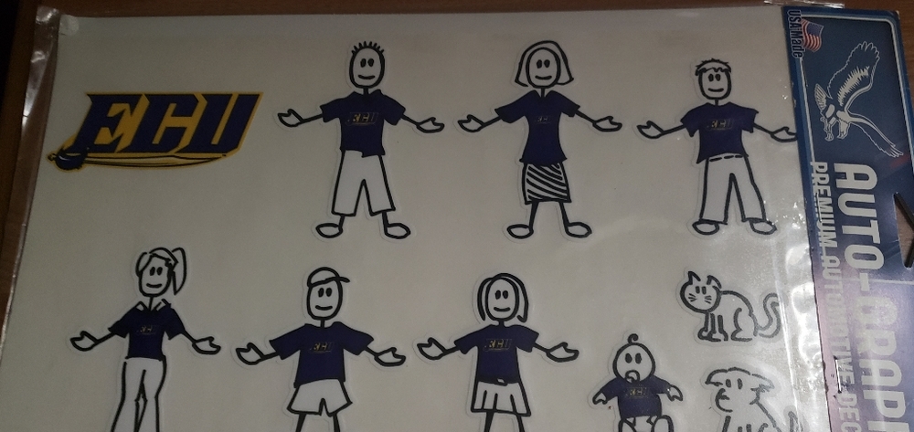 ECU PIRATES FAMILY AUTOGRAPHS DECAL